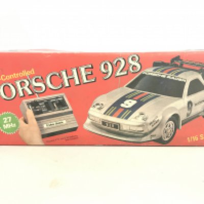 A Boxed Radio Shack Radio-Controlled Porsche 928 No Reserve.