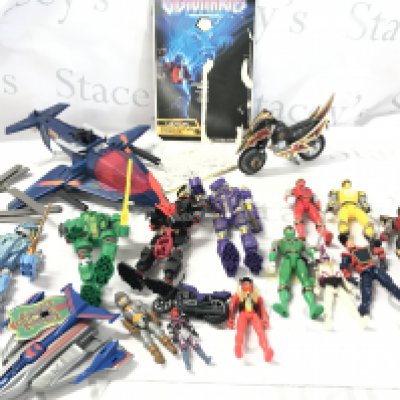 A Collection Of Various Toys Including Power Rangers. No Reserve.
