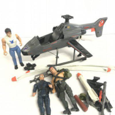 A Collection Of Playworn Rambo Toys Ideal For Spare Parts. No Reserve.
