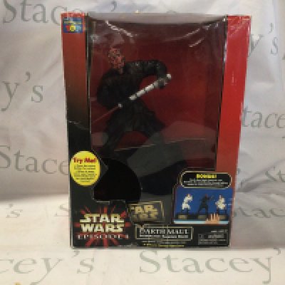 Star Wars boxed Darth Maul Interactive Talking Bank