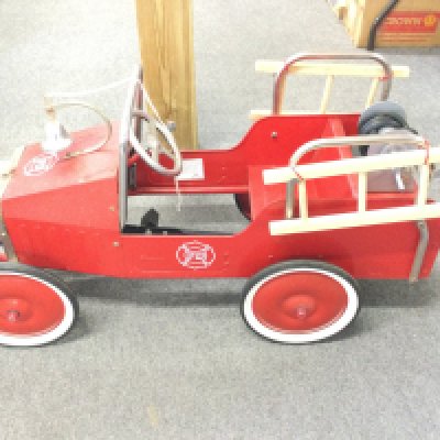 A Childs Ride A-Long Fire Engine. This Lost Cannot Be Posted. No Reserve