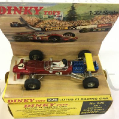 A Boxed Dinky Toys Lotus F1 Racing Car. #225.