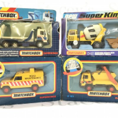 4 X Boxed Matchbox Superkings Vehicles. Including K-14. K144. k-26 And K 151. No Reserve.