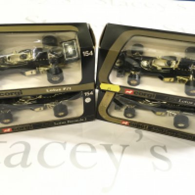 4 X Boxed Corgi Lotus F1 Cars #154.