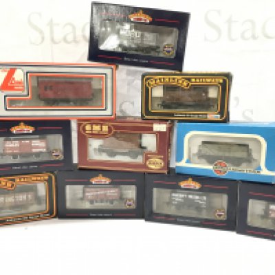 A Small Collection Of 00 Guage Wagons By Bachmann. Mainline. Airfix And Llima.