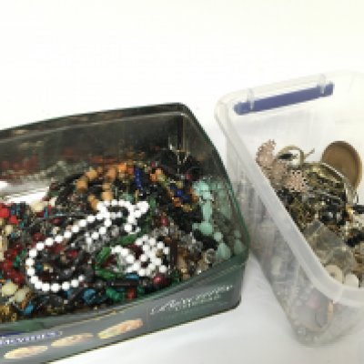 A Collection of costume jewellery including necklaces, bracelets etc. postage category C