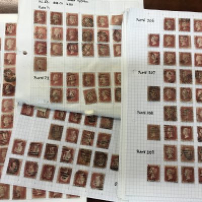 A large collection of penny Reds .