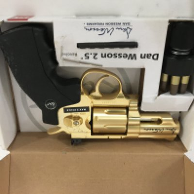 A Dan Wesson Air Pistol .177 caliber in a fitted box with paperwork.