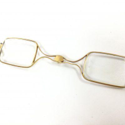 Folding lorgnette Glasses. Postage category A