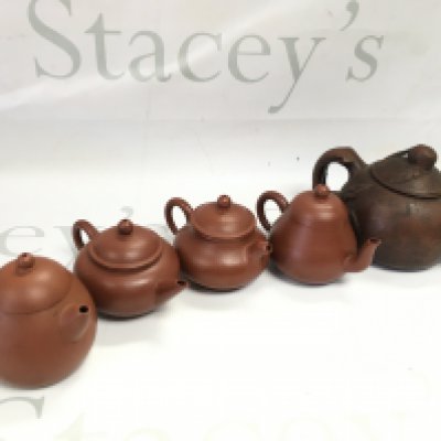 Chinese Yixing tea pots. This lot cannot be posted