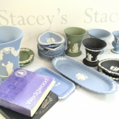 A Collection of Wedgwood including vases & dishes. This lot cannot be posted