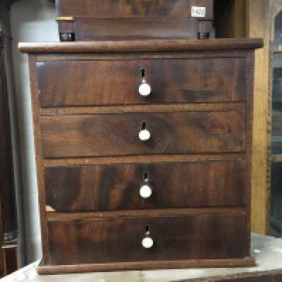 A small Victorian cabinet, dimensions 22x34x34cm. Postage category C