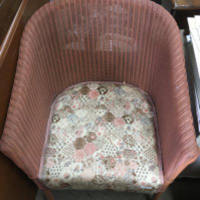 A Lloyd Loom chair , dimensions 54x74cm. NO RESERVE