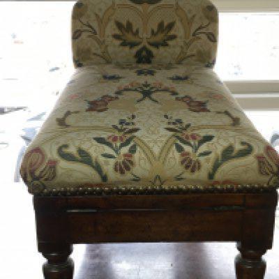 A Victorian Gout Stool, 50cm long. NO RESERVE