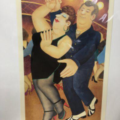 A Beryl Cook signed Limited Edition 23/650 Print- "Dirty Dancing" with certificate of authenticity