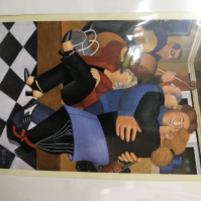 A signed Limited Edition Beryl Cook print 189/650 "Shall we Dance "