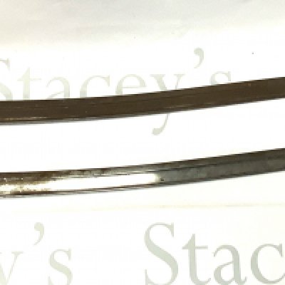 2 French Chassport bayonets with brass handles, 1869/1868 examples. (D)