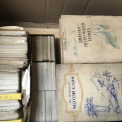 A large collection of cigarette card albums, booklets and loose cards including Players, Wills, Godfrey Phillips etc. Postage category C. NO RESERVE
