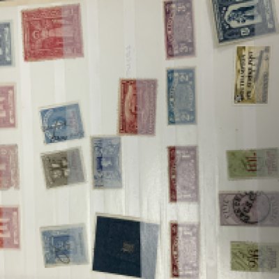 A mixed collection of stamp albums etc..