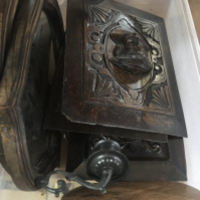 Carved wooden panels, sconces etc. this lot cannot be posted