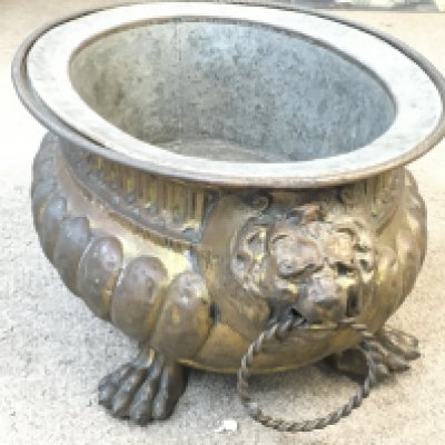 A 19th century wine cooler, 50cm wide. postage category C