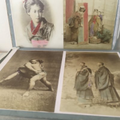 A album containing Japanese postcard various