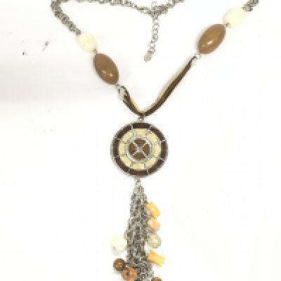 A French Bijoux Terner long necklace, postage category A