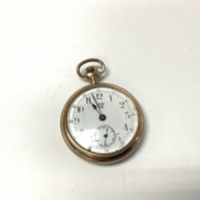 A gold plated pocket watch