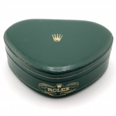 A vintage Rolex watch box. (A)
