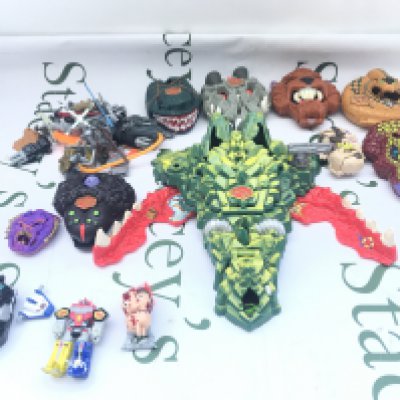 A Box Containing Mighty Max Playsets.