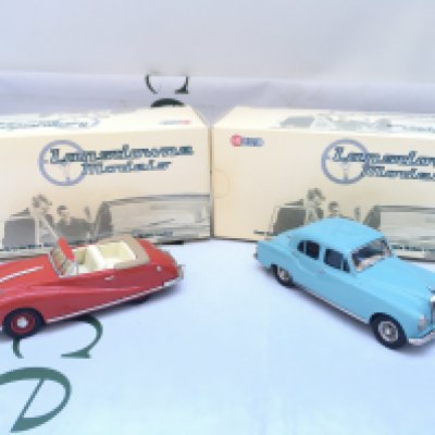 2 X Boxed Lansdowne Models 1/43 Scale. A 1948 Austin A90 Atlantic Convertible #LDM.44 And A 1958 Armstrong Siddeley Sapphire 234 #LDM.45.