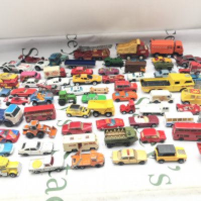 A Collection of Playworn Diecast including Matchbox. Corgi etc. No Reserve.