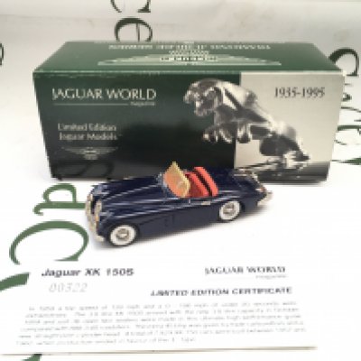 A Boxed Jaguar World 1/43 Scale JaguarXK 150 s 1959.