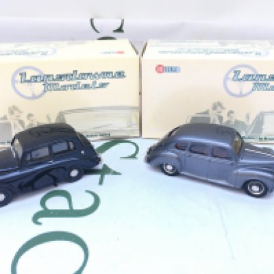 2 X Boxed Lansdowne Models 1/43 Scale. A 1951 Triumph Mayflower #LDM.49 And. 1953 Jewett Javelin Deluxe #LDM.26.