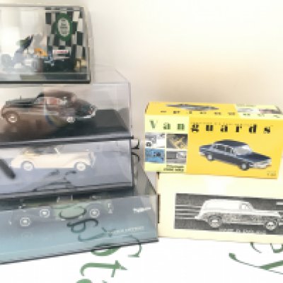 A Collection Of Boxed Diecast Including Minichamps. Vanguards. Oxford Diecast. Etc.