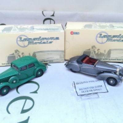 2 X Boxed Lansdowne Models 1/43 Scale. A 1936 Railton Cobham Saloon #LDM.79 And A 1939 Lagonda V12 Rapide Drophead Coupe #LDM.78.