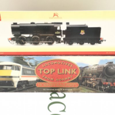 2 X Boxed Hornby 00 Gauge Locomotives. A BR 0-6-0 Class qI Loco #2355 And A BR Schools Class V Westminster #R.317.