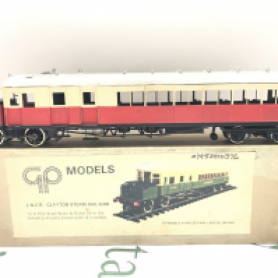 A GP Models Kit Built 0 Gauge LNER Clayton Steam Rail Car