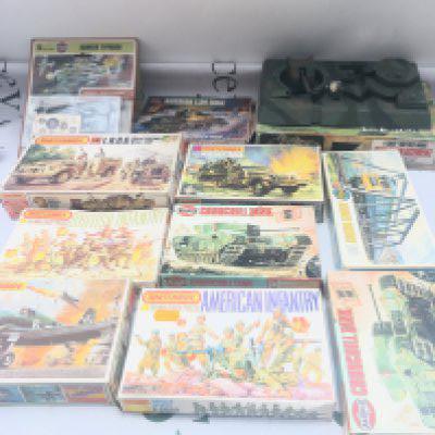 A Collection Of Boxed Matchbox And Airfix Model Kits. No Reserve.