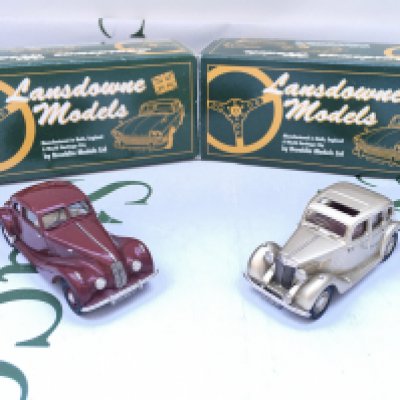 2 X Boxed Lansdowne Models 1/43 Scale. A Bristol Type 400 #LDM.31 And A 1947 MG Saloon Type YA #LDM.28.