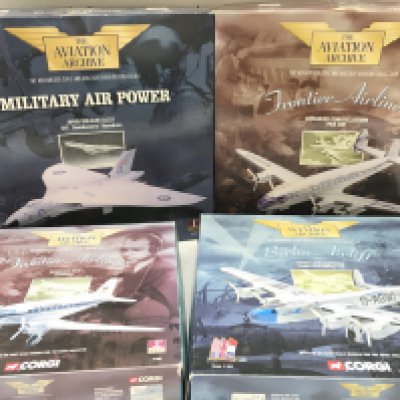 4 X Boxed Corgi Aviation Archive Models. A Avro Vulcan. A Lockheed Constellation. A Douglas DC3 And A Avro Lancaster. No Reserve. (4).
