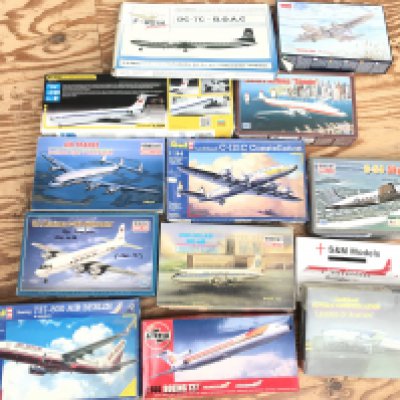 A Collection Of Boxed Model Kits Decals And Instructions Missing. No Reserve.