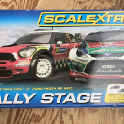 A Boxed Scalextric Rally Stage Set.