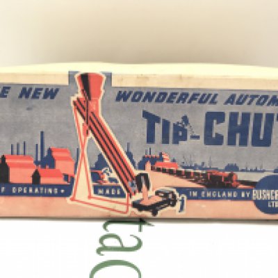 A Boxed Bushcrafts Tinplate Tip-Chute.