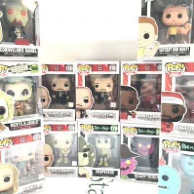 A Collection Of Boxed Funko Pop Figures. With A Funko Skate Board.No Reserve.(2).