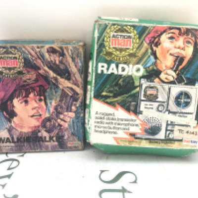 A Boxed Palitoy Action Man Walkie-talkie Set And A Actin Man Radio. No Reserve,