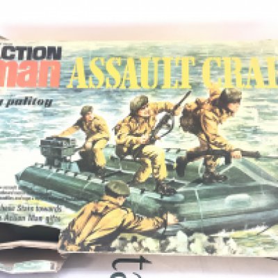 A Boxed Palitoy Action Man Assault Craft. Box Is Worn. No Reserve.