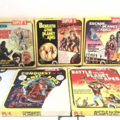 All 5 Original Planet Of The Apes Movies On Super 8mm. No Reserve.