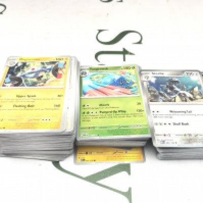 A Collection Of 300 Pokemon Mega Evolution Cards including Rares And Holographic.