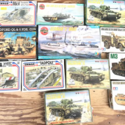 A Collection Of Boxed Plastic Model Kits. No Reserve.